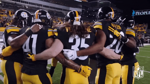 Pittsburgh Steelers Football Huddle GIF