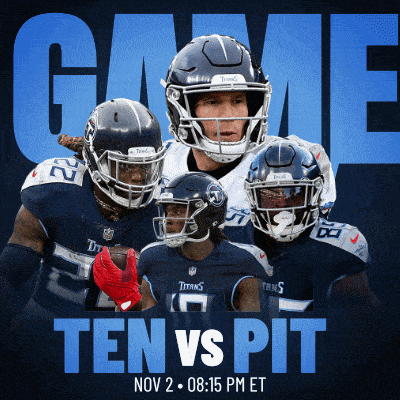Pittsburgh Steelers Vs. Tennessee Titans Pre Game Gif GIF