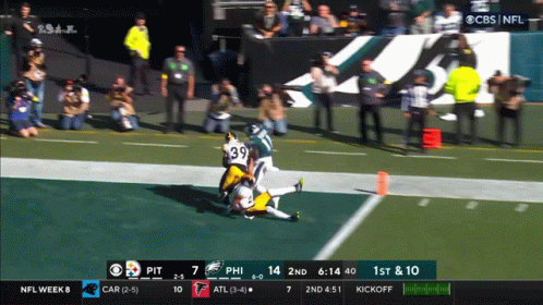 Pittsburgh vs Philadelphia Football Game
