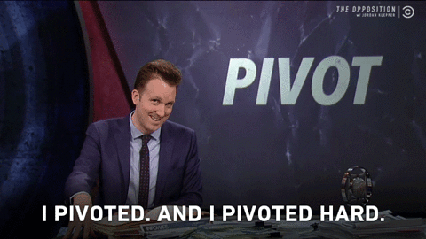 Pivot Hard Jordan Klepper GIF