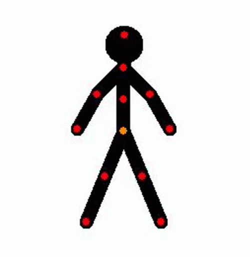 Pivot Point Stickman Dancing Animation GIF