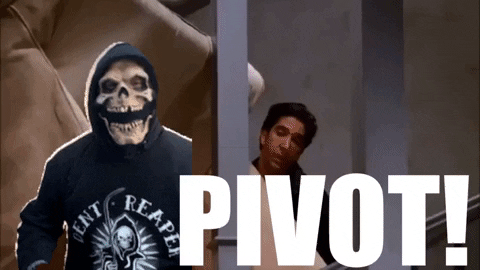 Pivot Ross Geller Carrying Couch Meme GIF