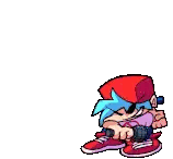 Pixel Art Boy Holding Microphone
