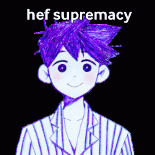 Pixel Art Boy with Purple Hair Hef Supremacy