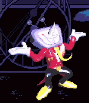Pixel Art Cartoon Character Red Jacket Yellow Shoes GIF