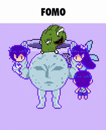Pixel Art Cartoon Fomo