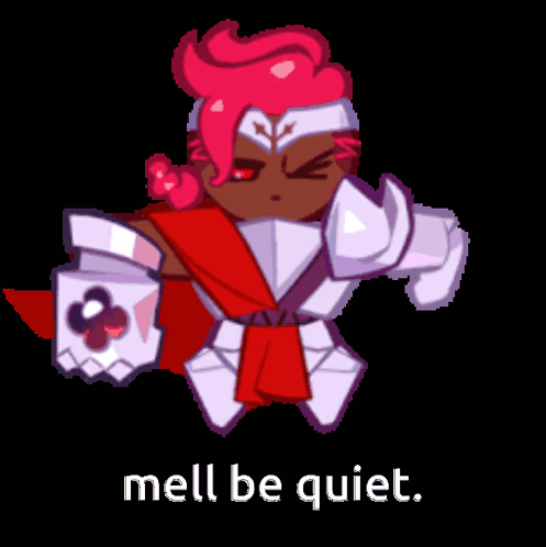Pixel Art Character Mell Be Quiet