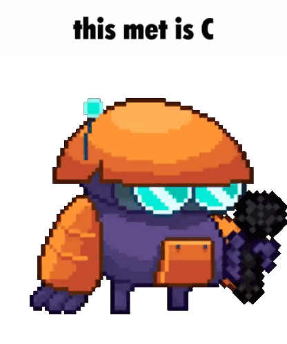 Pixel Art Character with This Met Is C