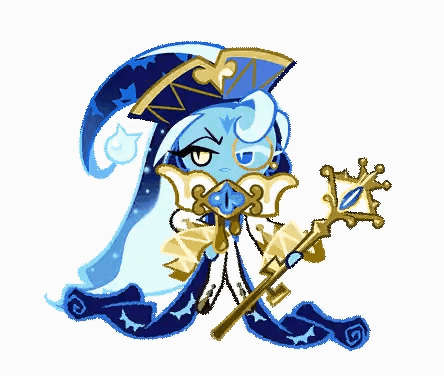 Pixel Art Cookie Run Character Holding Key and Hat