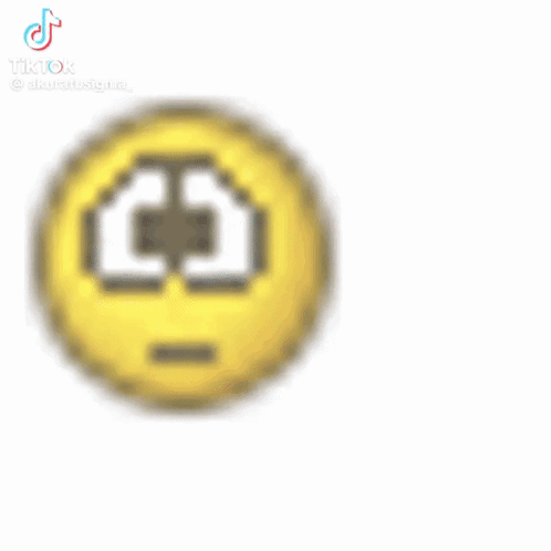 Pixel Art Crying Smiley Saying I Say That Im Happy GIF