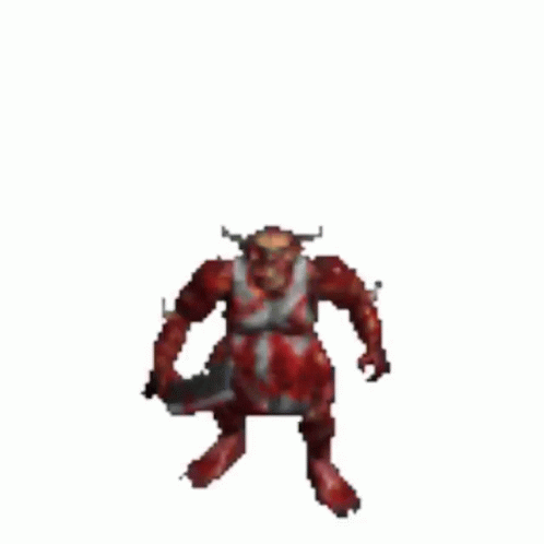 Pixel Art Demon Diablo