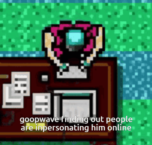 Pixel Art Desk Goopwave Finding Out People Are In Personality Him Online GIF