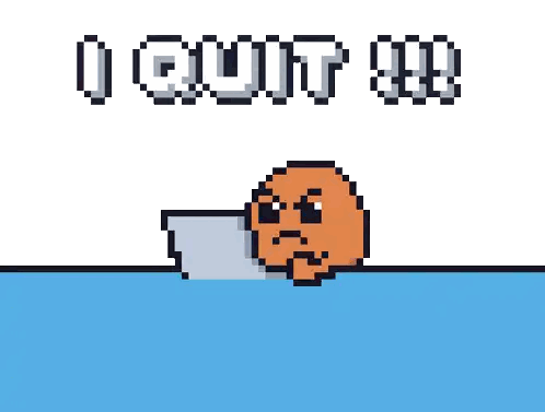 Pixel Art Duck Quit