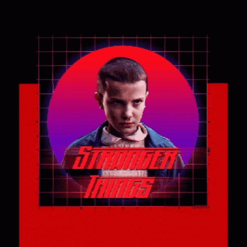 Pixel Art Eleven Stranger Things Red Circle