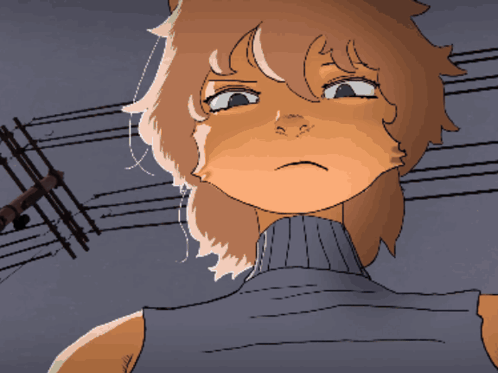 Pixel Art Girl Sad Face