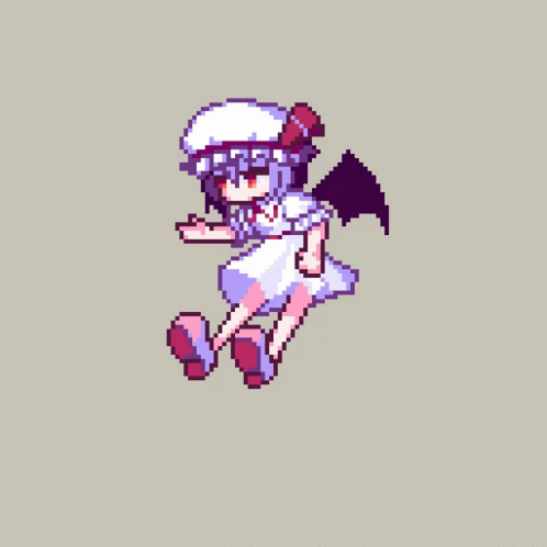 Pixel Art Girl Thank You