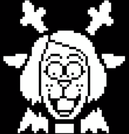 Pixel Art Girl With Skull And Crossbones On Head GIF