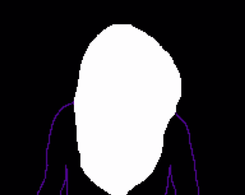 Pixel Art Hand Covering Face