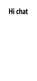 Pixel Art Hi Chat Text
