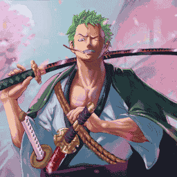 Pixel Art Man Holding Sword