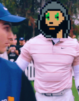 Pixel Art Man With Beard GIF