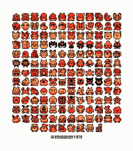 Pixel Art Monster Group