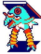 Pixel Art Monster with Hat