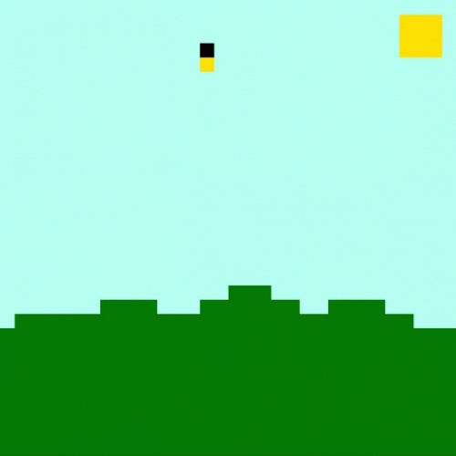 Pixel Art Nuclear Bomb Blast GIF