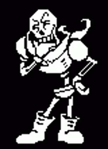 Pixel Art Papyrus From Undertale