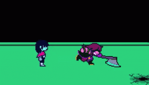 Pixel Art People Standing Next to Each Other