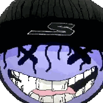 Pixel Art Person Face with S