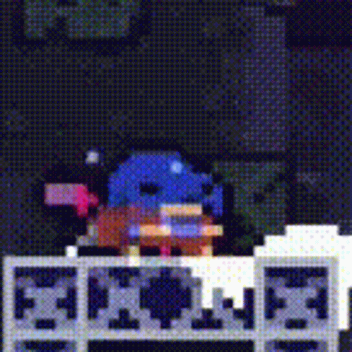 Pixel Art Person Sitting at Desk