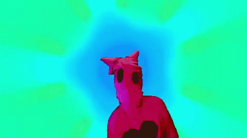Pixel Art Person Wearing Mask