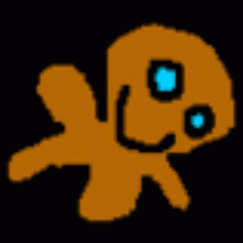 Pixel Art Person With Blue Eyes