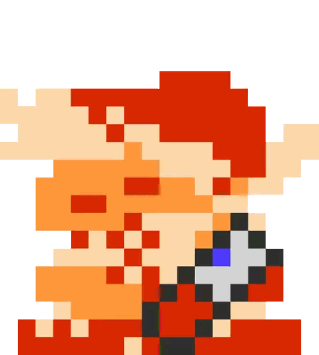 Pixel Art Person With Sword