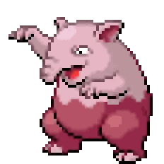 Pixel Art Pig With Tongue Out
