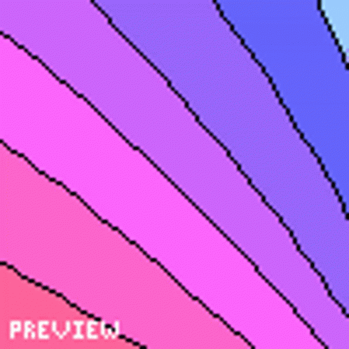 Pixel Art Rainbow With Preview Word