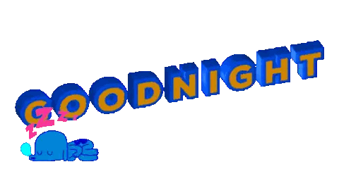 Pixel Art Sleeping Whale Goodnight