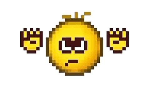 Pixel Art Smiley Face With Crown
