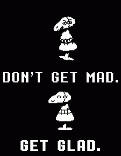 Pixel Art Snoopy Don't Get Mad Get Glad GIF