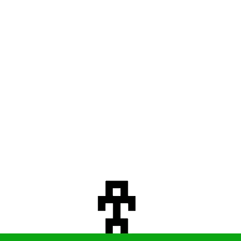 Pixel Art UFO With Creeper Face