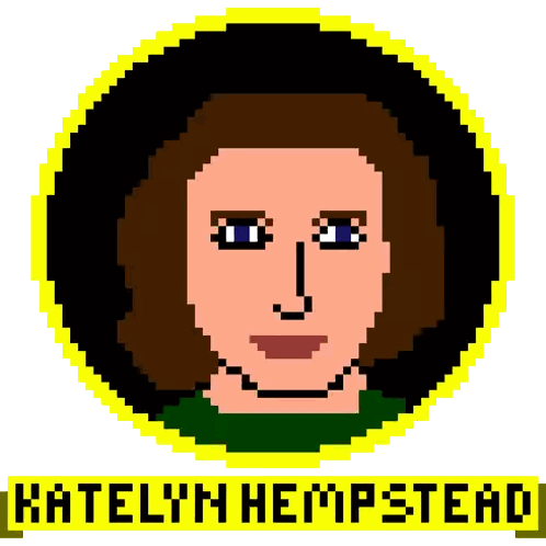Pixel Art Woman Katelyn Hempstead