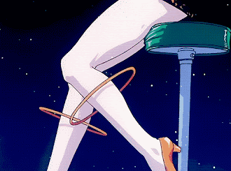 Pixel Art Woman's Legs with Hoops
