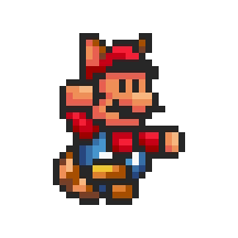 Pixel Cat Mario GIF