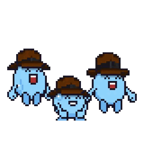 Pixel Characters With Hats