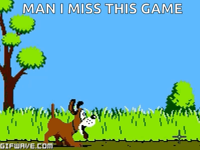 Pixel Dog Walking Man I Miss This Game