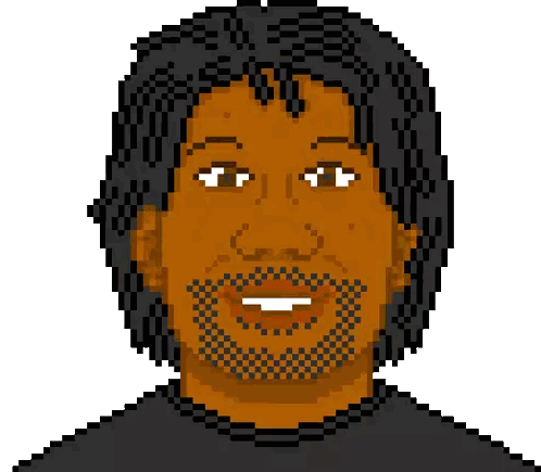 Pixel Dreadlocks Man