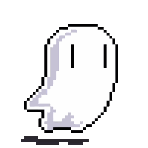 Pixel Ghost Face