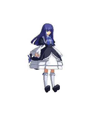 Pixel Girl in Maid Outfit