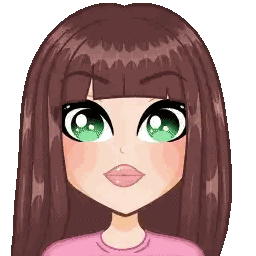 Pixel Girl With Green Eyes
